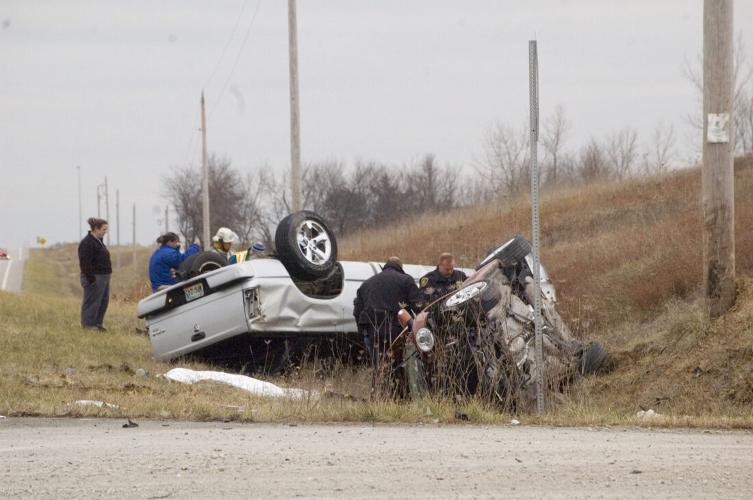 Woman killed in twovehicle accident on Leavenworth County Road 1